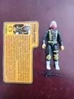 Vintage G.I. Joe 1989 Cobra Python Patrol Officer Complete w/ Filecard