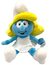 Large Smurfette 13 inch Smurfs Plush Toy Bean Bag Doll Smurf NWT