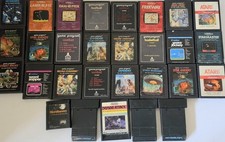 ATARI AND COMMODORE 64 / 20 GAME LOT VIDEO GAMES