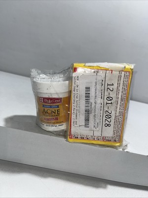 Sealed De La Cruz Acne Treatment 2.6oz & Sulfur Bar Soap