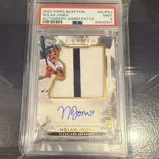 Topps 2023 Inception Nolan Jones IAJP-NJ Jumbo Patch Auto /99 PSA 9 RC