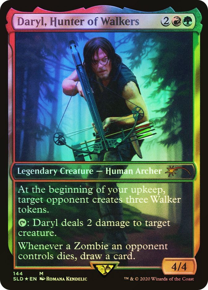 MTG FOIL Daryl, Hunter of Walkers(The Walking Dead) Full Art