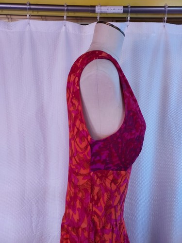 Rabbit Rabbit Rabbit Damen Kleid Größe 16 Y2K Empire Maxi Laune Asymmetrisch - Bild 5 von 15