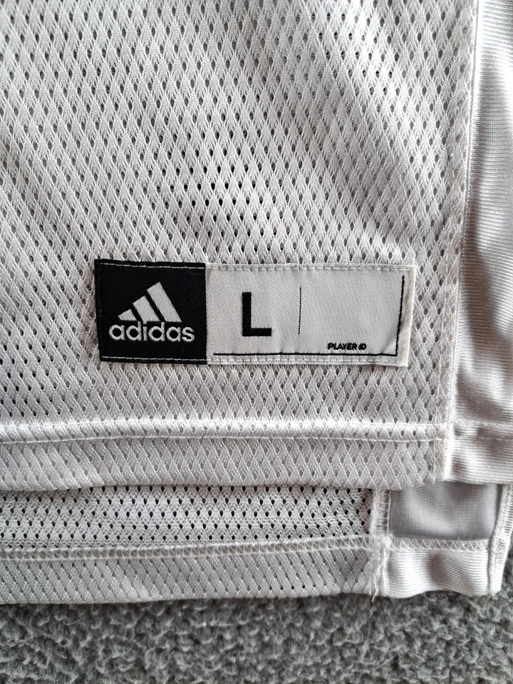 Adidas Wisconsin Badgers Jersey Mens Large White Red Football NCAA #20 Adult - Image 2 of 4