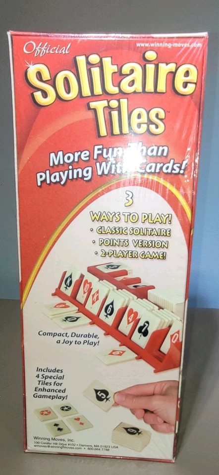 Azulejos Solitarios Movimientos Ganadores Juego Familiar 1 O 2 Jugadores Edad 8+ Foto 2 de 4