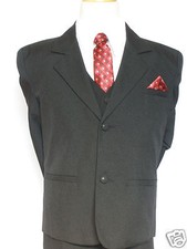 Infant Boy Black no Tail Formal Tuxedo Suit for Wedding Party Holiday