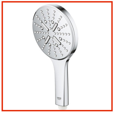 NEW GROHE Rainshower SmartActive 130 hand shower head chrome GERMANY handheld