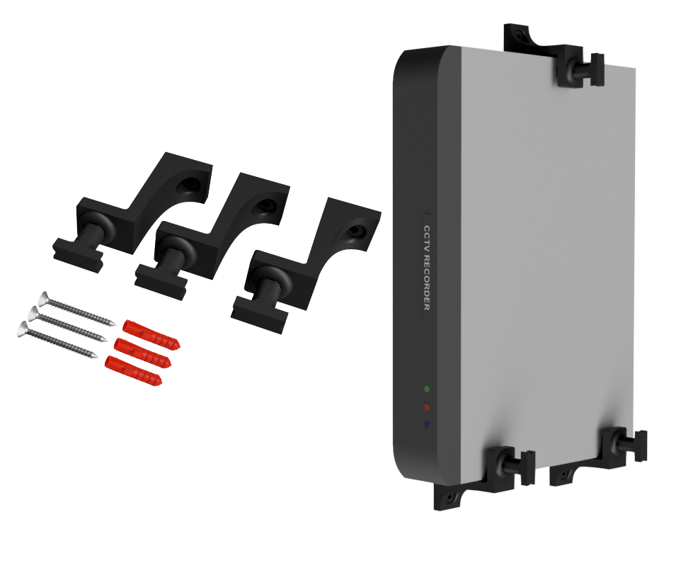 Wall Mount Under Desk Brackets DVR NVR CCTV for Hikvision Hilook