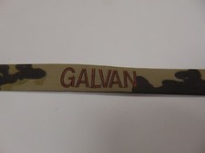 MILITARY PATCH OLDER COMBAT USED NAME TAPE SEW ON MULTICAM WITH NAME GALVAN