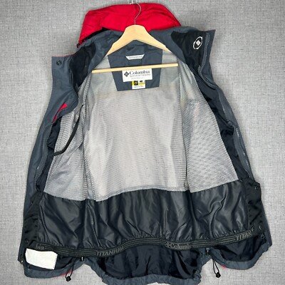 Columbia Titanium Omni Tech Hooded Full Zip Ski Jacket Women's S