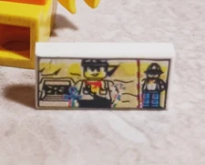 LEGO Explorer Portrait Photograph 1x2 Printed Jeep Egypt Dunes Desert Sand Vacay