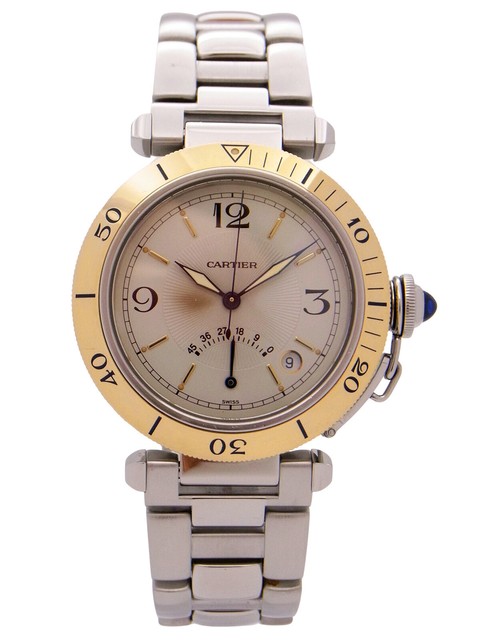 Cartier Pasha Silver Men's Watch 