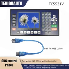 2 Axis Motion Controller Offline 150KHz CNC Standalone Control w/3.5''color LCD