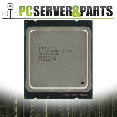 Pair of Intel Xeon E5-2609 SR0LA 2.40GHz 10MB Quad Core LGA2011 CPU Processors
