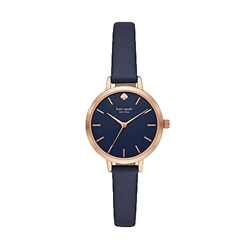 New Kate Spade New York Rumsey Blue White Stripe Silicone Strap Watch  Parts Kate Spade Watch New York Women main image 2