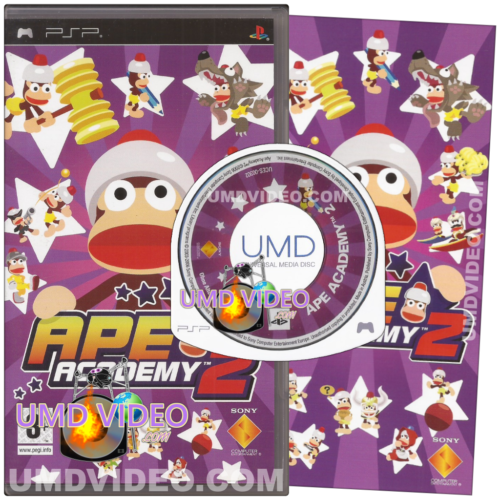 PSP UMD Game - Ape Academy 2 - Picture 1 of 2
