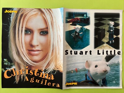 Christina Aguilera & Stuart Little A4 Poster & Backstreet Boys A3 Poster