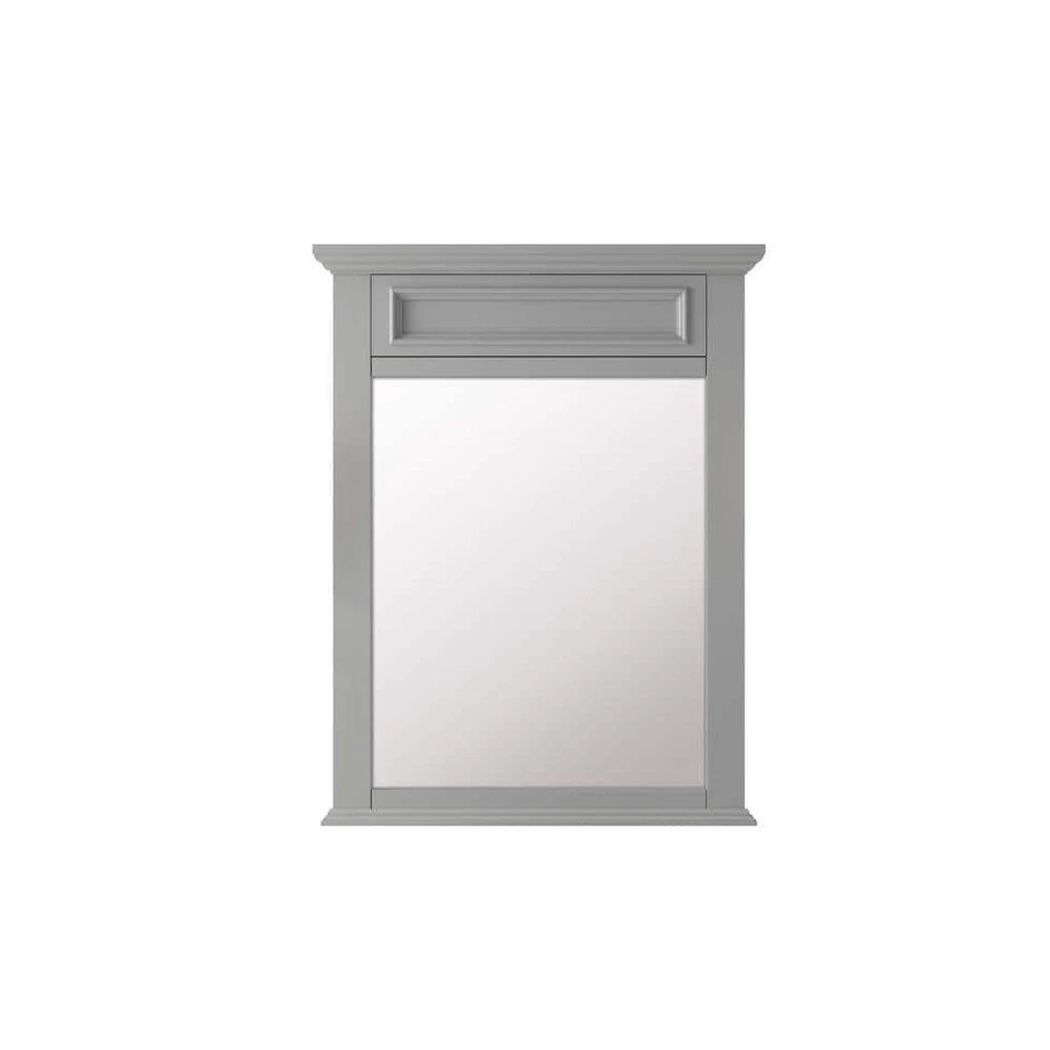 Framed Wall Mirror Dove Grey Home Decorators Bathroom Sadie 28 in. x 36 in. - Image 2 of 4