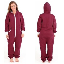 Ladies Onesie0 Adult Playsuit for Women OnePiece Non Footed Suit Unisex Jumpsuit