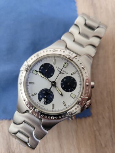 Longines Sport Wing Steel Chronograph L3.614.4 - Picture 1 of 20