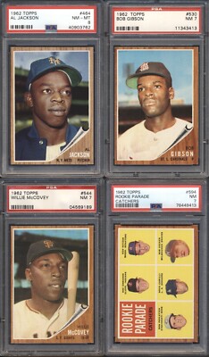 1962 Topps Baseball COMPLETE ALL PSA GRADED SET - PSA Set Registry