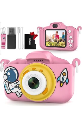 Kinder Kamera Kinder Digital Mini Kamera 1080P HD Front und Rückseite Dual Kamera
