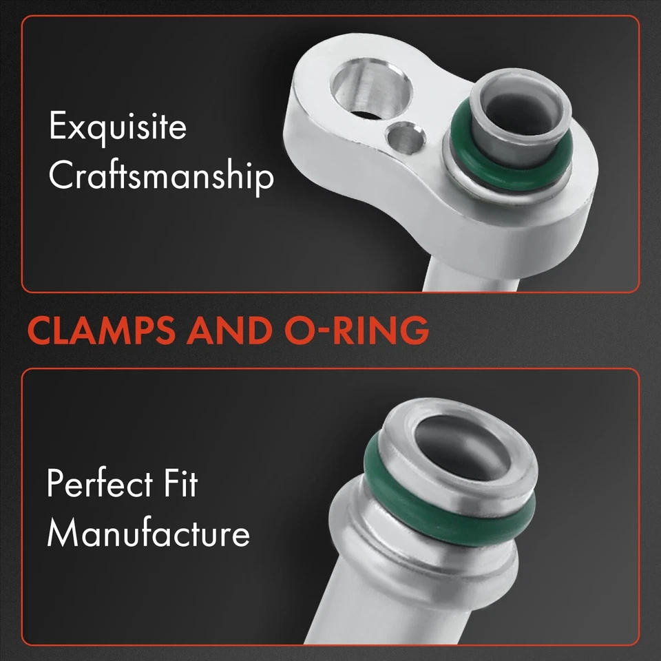 Línea de manguera de descarga de refrigerante de aire acondicionado para Mercedes-Benz GL320 ML320 07-09 GL350 Foto 3 de 4