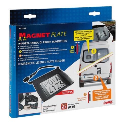 Portatarga Prova Con Portalibretto - Custodia Impermeabile Per Auto E Furgoni - Foto 5