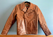 Custom Aero Leather Clothing Hooch Hauler Chromexcel Horsehide Leather Jacket
