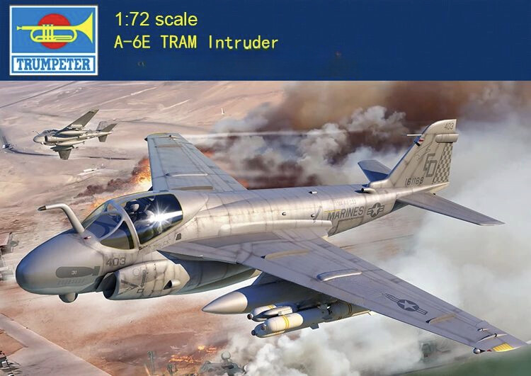 Trumpeter 01642 1/72 A-6E TRAM Intruder Aircraft Model Kit