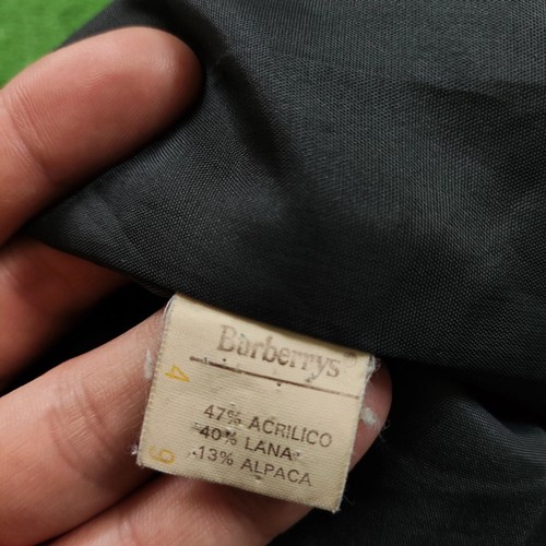 Suéter vintage de Burberry para hombre cárdigan grande abotonado geométrico años 80 lana * - Imagen 11 de 15