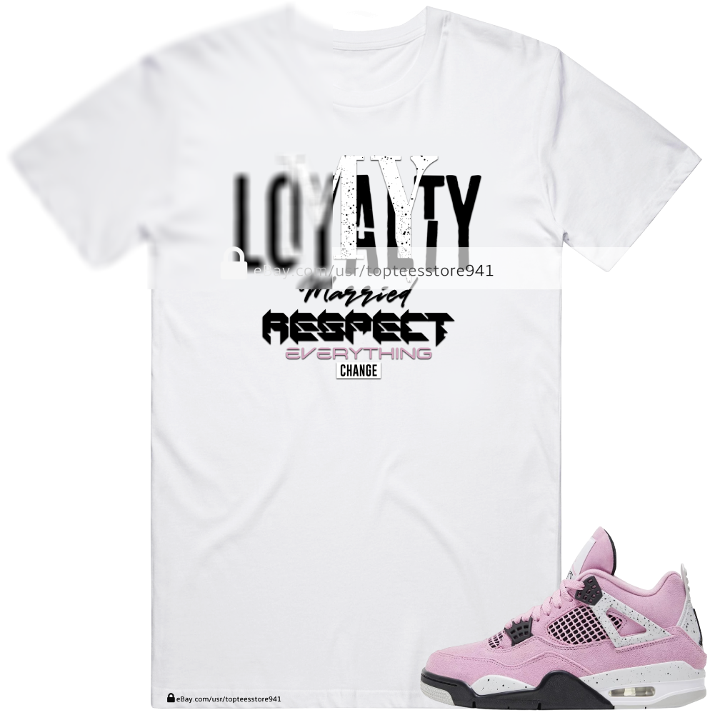 purple and white jordan 4 shirt