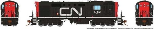Spur H0 - Rapido Diesellok MLW-CN RSC Canadian National mit Sound -- 32553 NEU | Zustand: Neu
