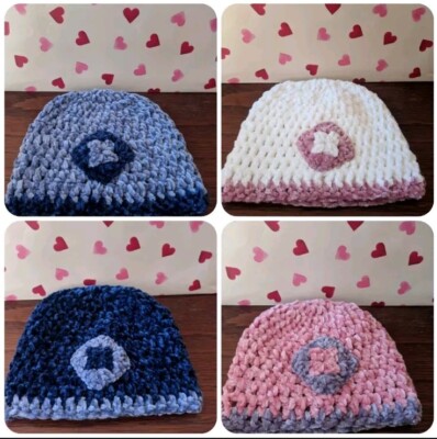 Babymütze 6 Monate/ein Jahr Handmade Crochet  LuaCreazioni 