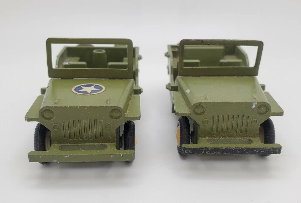 Jeep militar Gama de colección fundido a presión hecho en Alemania Occidental 904-5-6 Foto 2 de 4