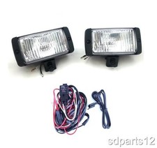  Fari Fendinebbia Proiettori Ausiliari 4x4 Auto D'epoca + Cablaggio E Rele