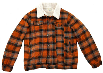 BLACK JACK Vintage Holzfäller Lumberjack Kariert Jacke Fellfutter 50 M-L