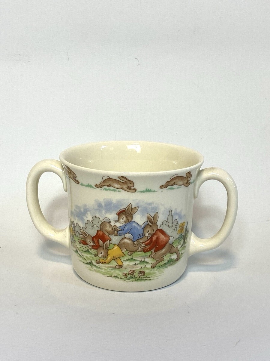 Vintage Bunnykins Cup Royal Doulton Wheelbarrow Race Beatrix