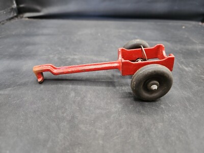 Vintage Hubley Die Cast Bell Telephone Pole #2364 Red Toy Metal Trailer