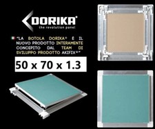 AKIFIX NAMCP04088BD Botola in cartongesso 50x70 cm Lastra 13 mm Telaio alluminio