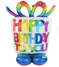 Anagram 42829 Airloonz Large Birthday Present Foil Balloon NEW! FREE SHIPPING 