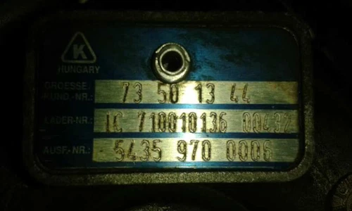73501344 Turbocompresseur pour OPEL CORSA C Essentia 155679 - Bild 4 von 5