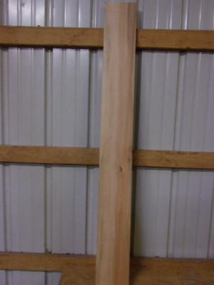 1 PC BEECH LUMBER WOOD KILN DRIED BOARD 53 7/8''X 6''X 1''  863V 1/4 SAWED SPALTED