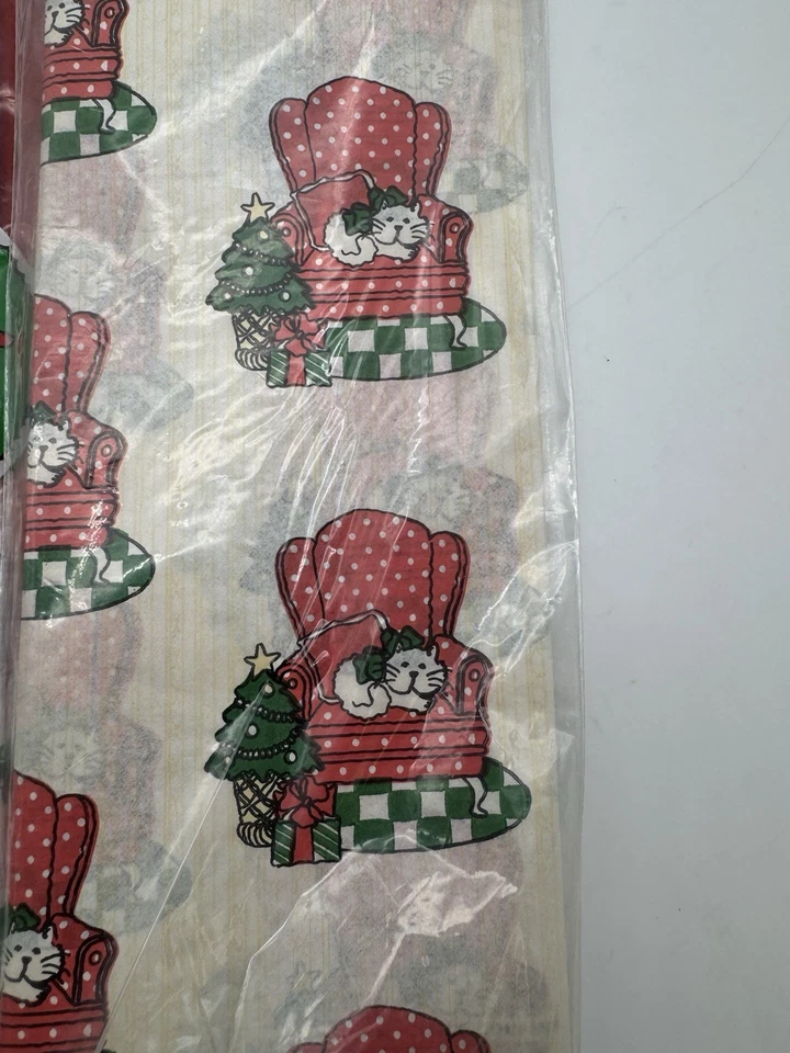 Vintage Crystal Decorative Christmas Holiday Tissue Paper - Image 2 of 4
