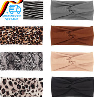Dreshow 8 StüCk Damen Stirnband Kopfband Haarband Turban Elastische Stirnband Ha