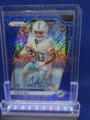 2024 PANINI PRIZM AUTO-BLUE SHIMMER #177 TYREEK HILL /25 