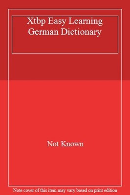 Xtbp Easy Learning German Dictionary,Not Known