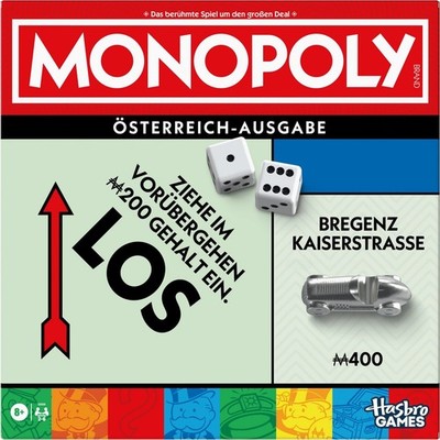 Hasbro Monopoly Österreich Ausgabe, Brettspiel