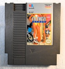 California Games NES 1988 Milton Bradley Cartridge Tested Authentic Nintendo vtg