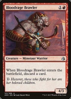 Bloodrage Brawler (121) Amonkhet AKH MTG Magic